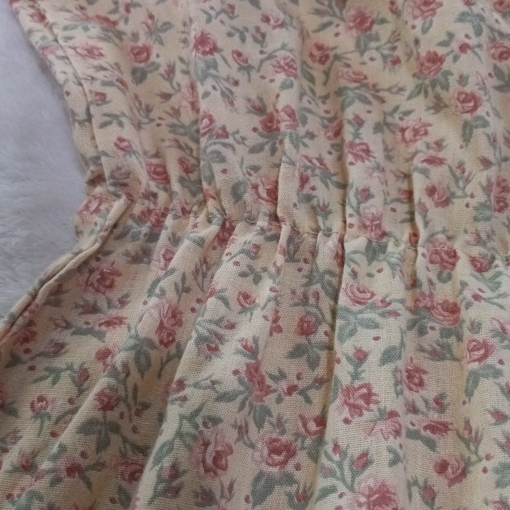 Vintage 70s Carla Gay Prairie Dress Floral Cottagecore Gunne Sax Style Midi - Picture 13 of 16